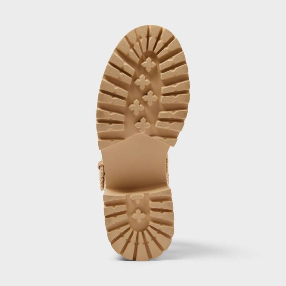 Universal Thread Beige Woven Platform Wedge Sandals - Picture 4 of 4